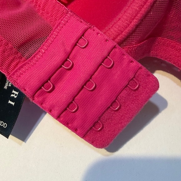 NATORI Zen Contour Lace Underwire Cami Bra In Hot Pink‎ 32DDD NWOT - Picture 10 of 12